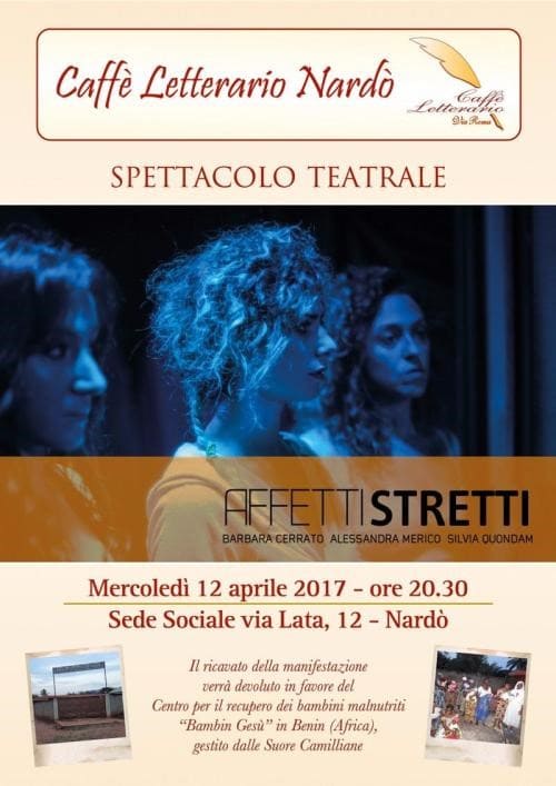 Locandina evento "Spettacolo teatrale -Affetti stretti"