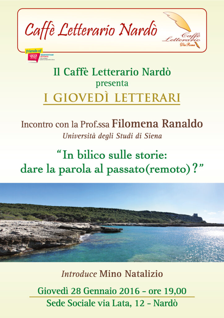 “In bilico sulle storie: dare la parola al passato (remoto?)