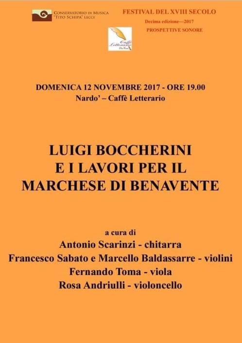LUIGI BOCCHERINI E I LAVORI PER IL MARCHESE DI BENAVENTE