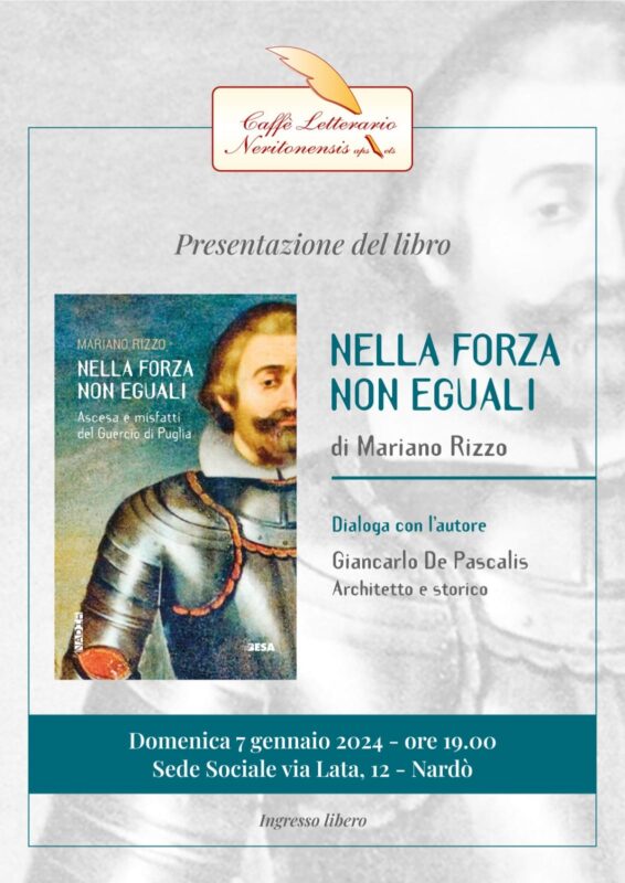Presentazione del libro "Nella forza non eguali" di Mariano Rizzo