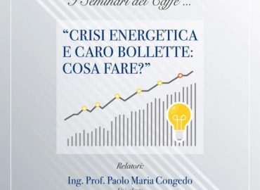 CRISI ENERGETICA E CARO BOLLETTE