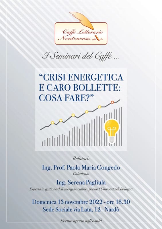 CRISI ENERGETICA E CARO BOLLETTE