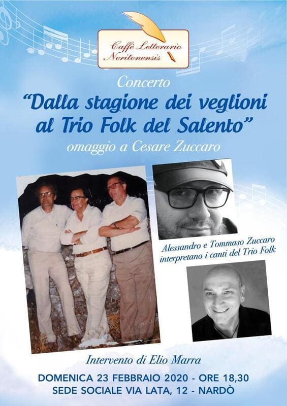 Dalla stagione dei veglioni al “Trio Folk del Salento”