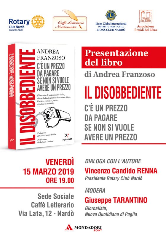 IL DISOBBEDIENTE di Andrea Franzoso