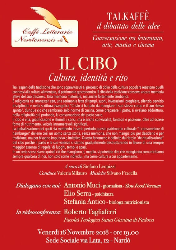 Il Cibo Cultura identità e rito