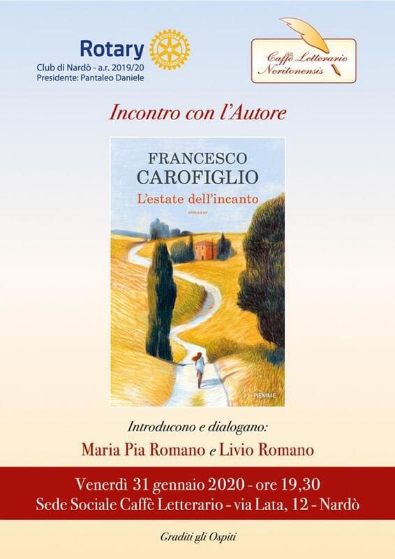 L’ESTATE DELL’INCANTO di Francesco Carofiglio