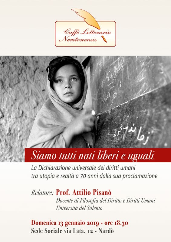 Siamo tutti nati liberi e uguali