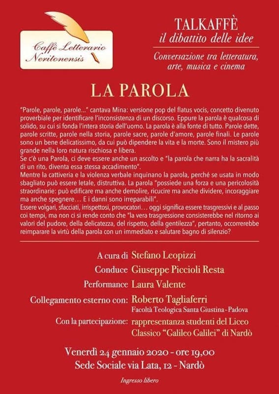 TALKAFFE’ LA PAROLA