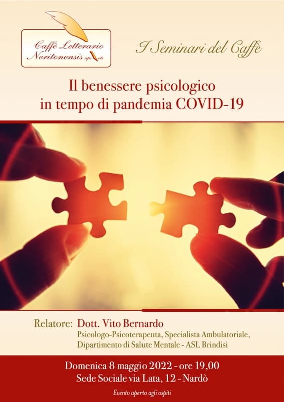 l benessere psicologico in tempo di pandemia COVID-19