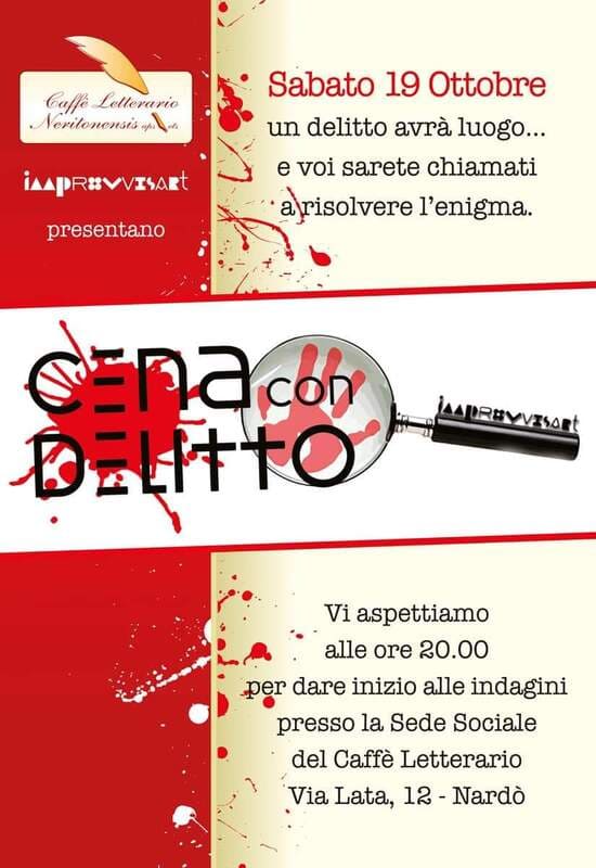 Cena con Delitto al Caffè Letterario