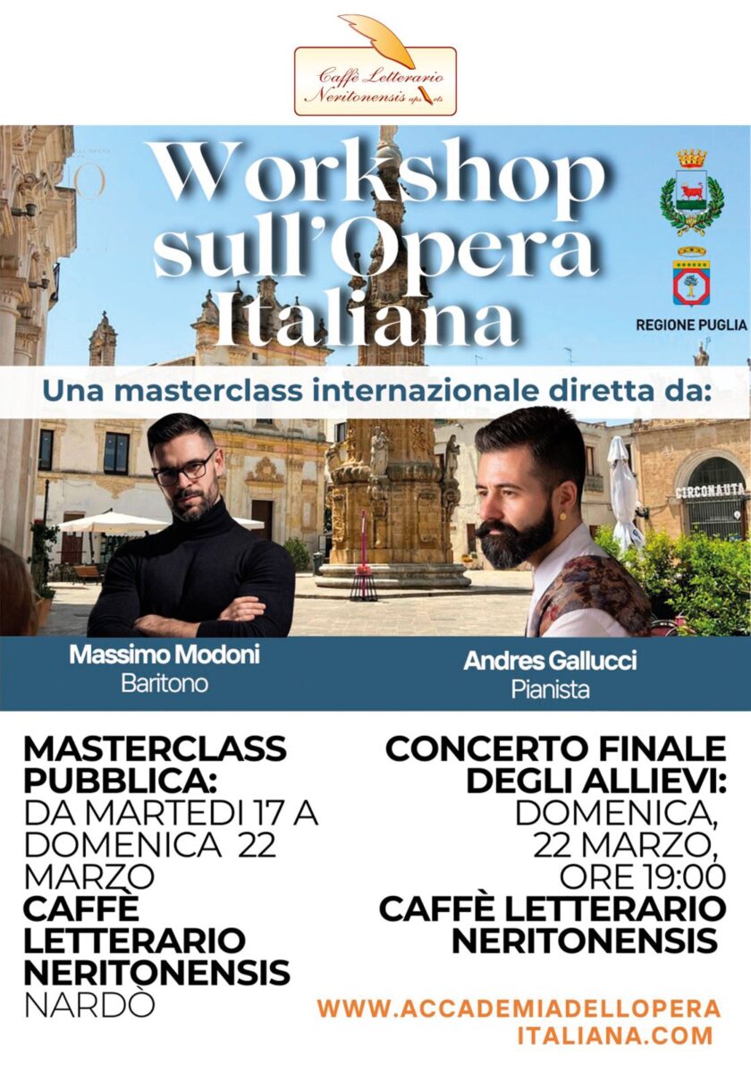 Masterclass internazionale dell 'Accademia dell'Opera Italiana